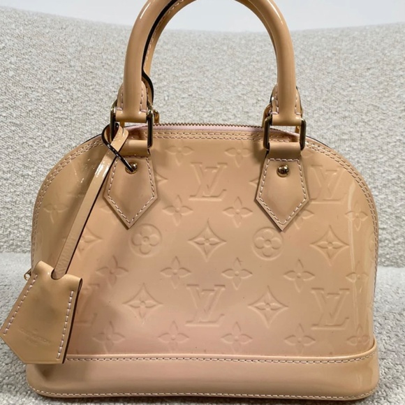 Authentic Pre-Owned Louis Vuitton Alma BB Rose Ballerine Vernis - Picture 5 of 16